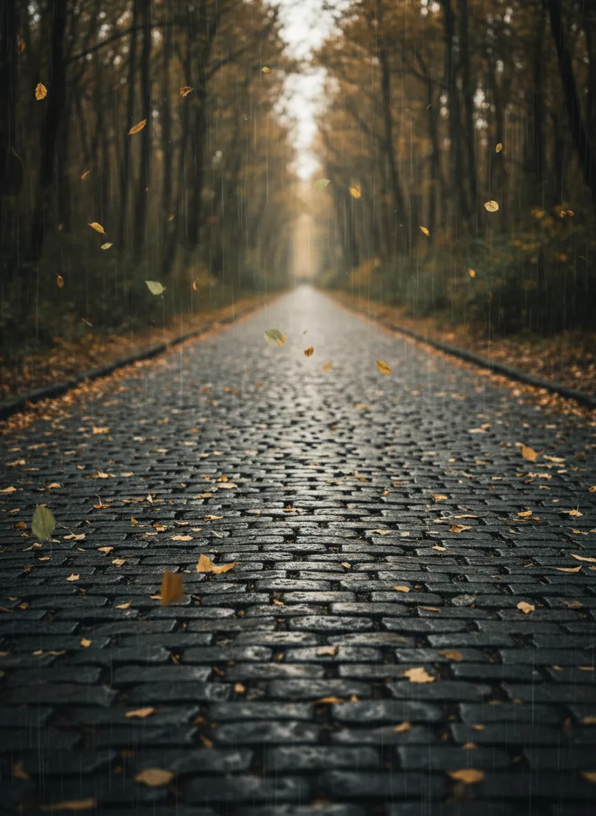 A pathway stretching toward the horizon, evoking a journey to the self