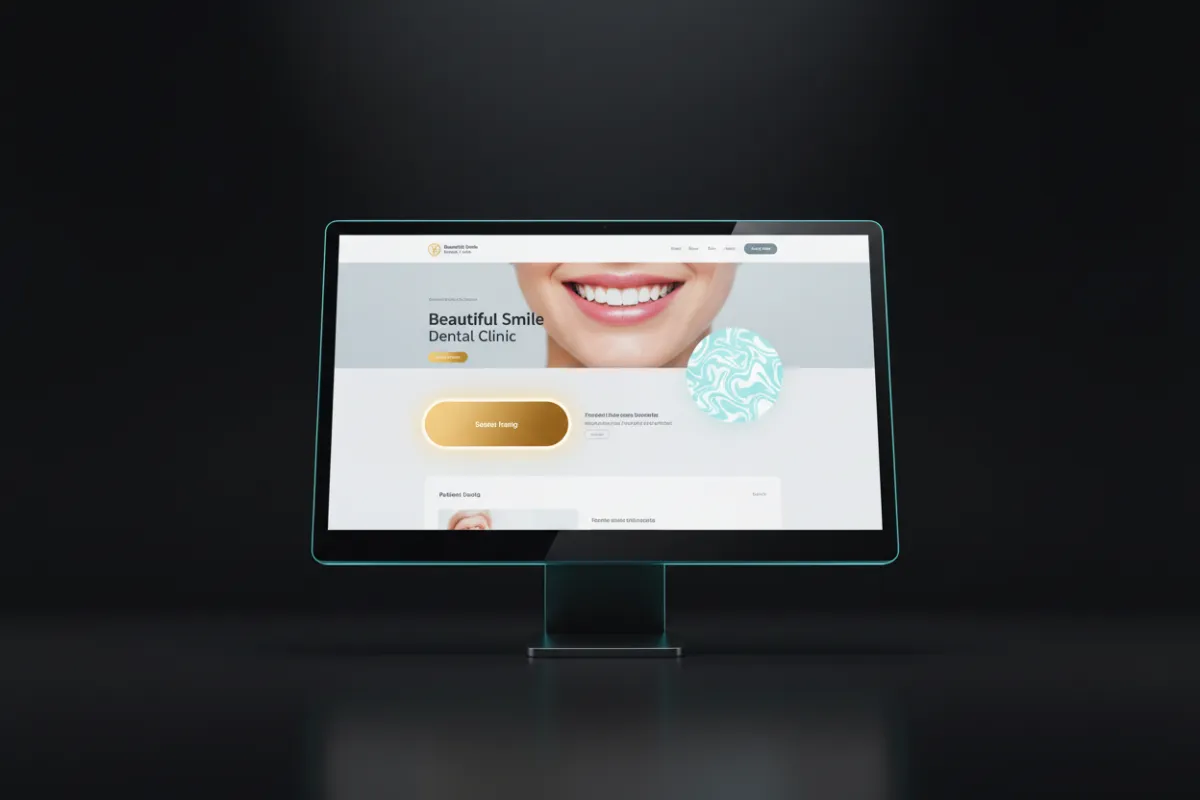 Beautiful Smile Dental Clinic Funnel Mockup
