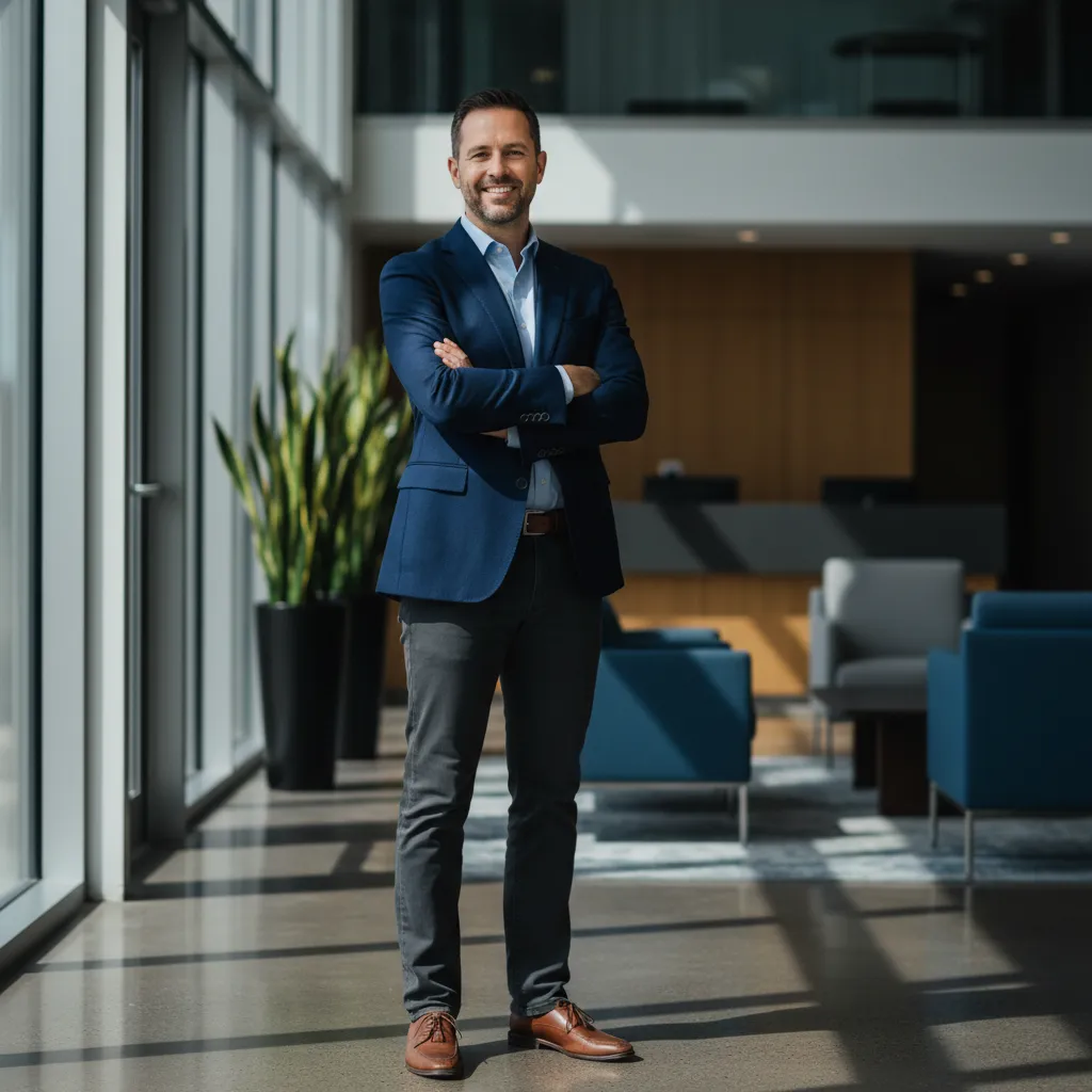 Portrait of Jorge R., Facilities Director