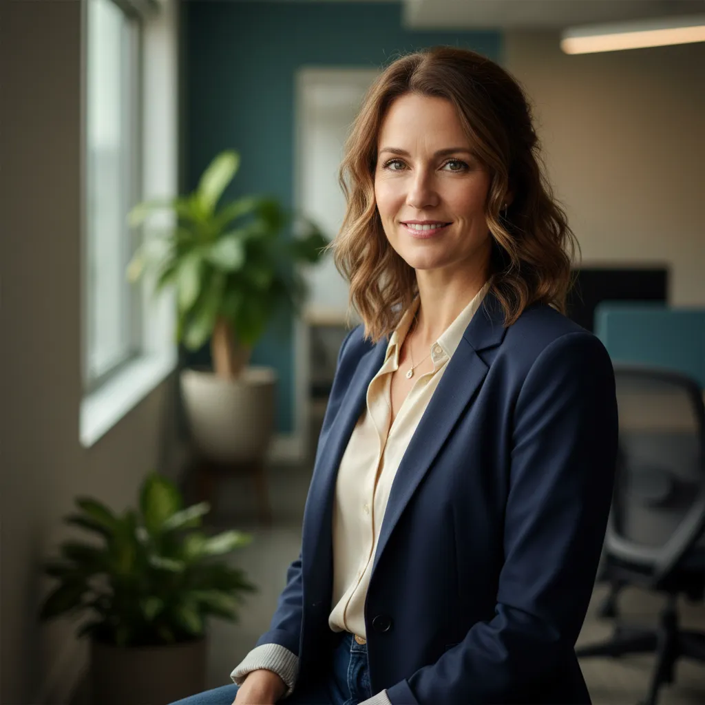 Portrait of Karen M., IT Manager