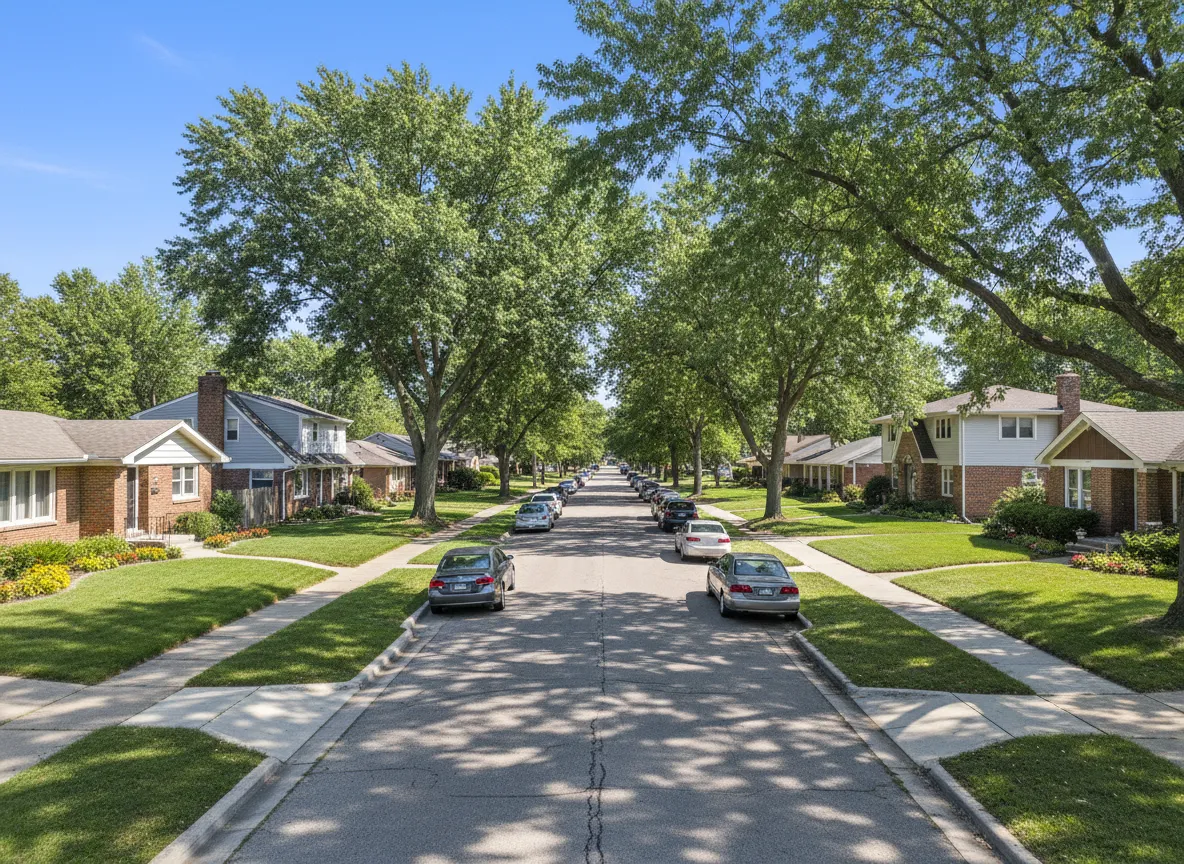 Omaha, Nebraska residential neighborhood