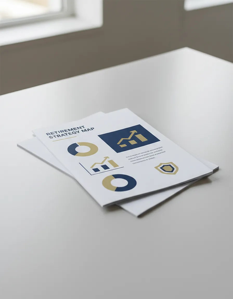 Retirement Strategy Map sample pages mockup