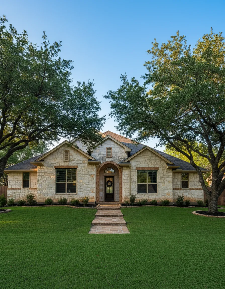 San Antonio Hill Country style home exterior