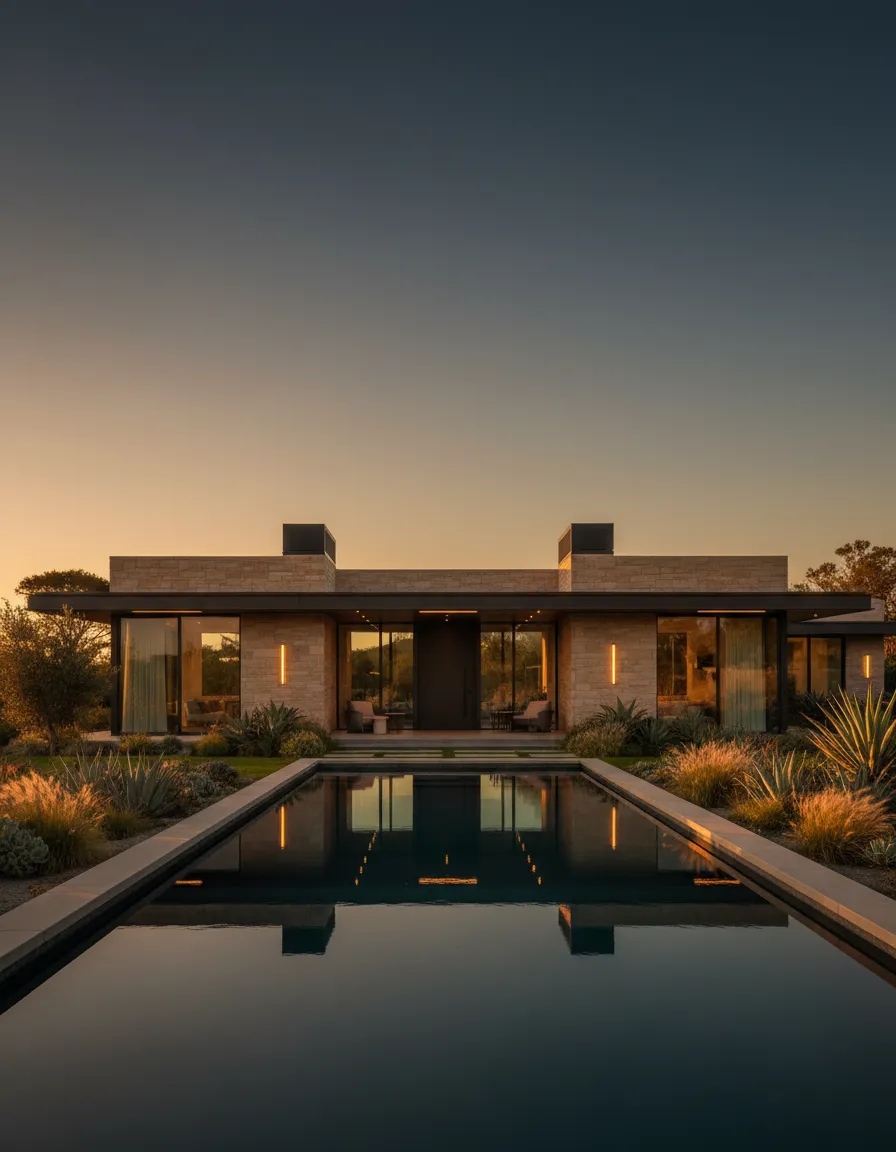 Architectural home exterior representing traditional real estate sales