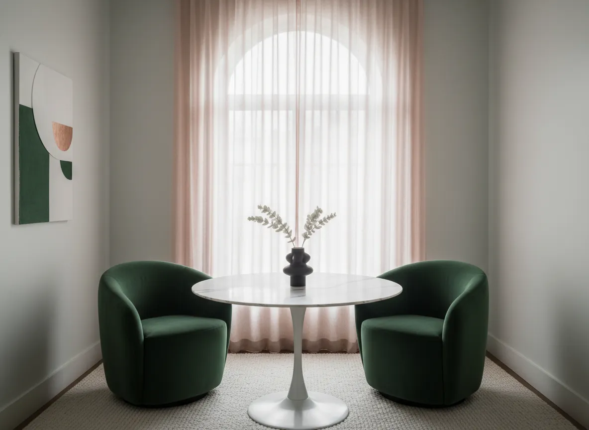 Calm meeting space for confidential clinic discussions