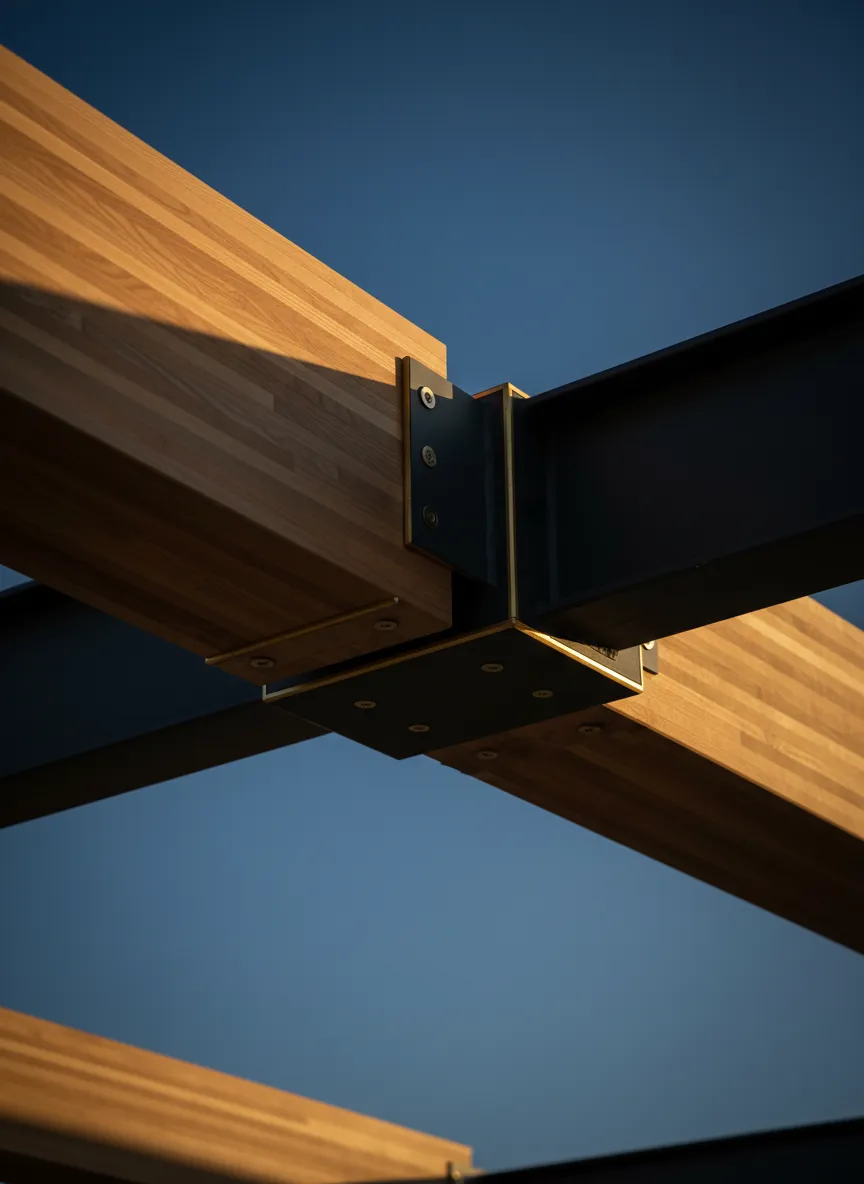 Architectural detail and structural rendering representing Smart World Construction's commitment to excellence