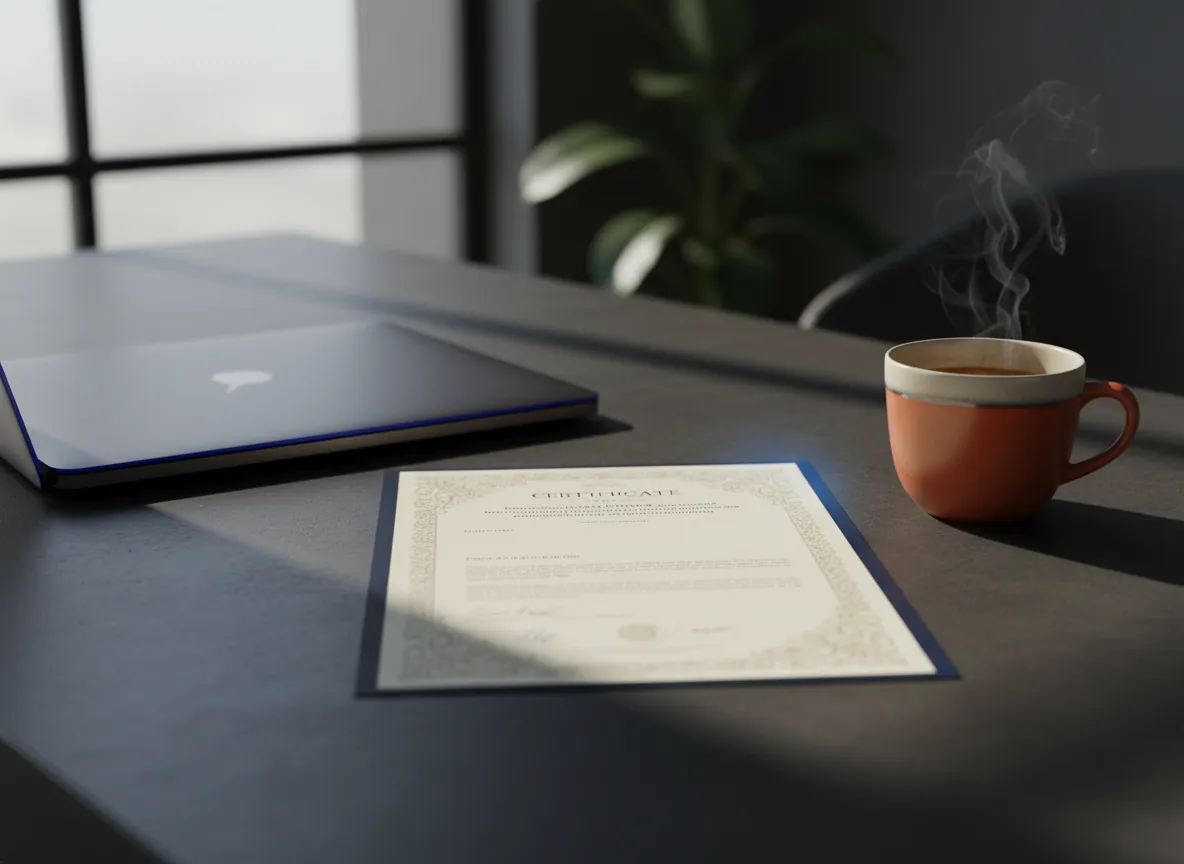 Completion certificate records