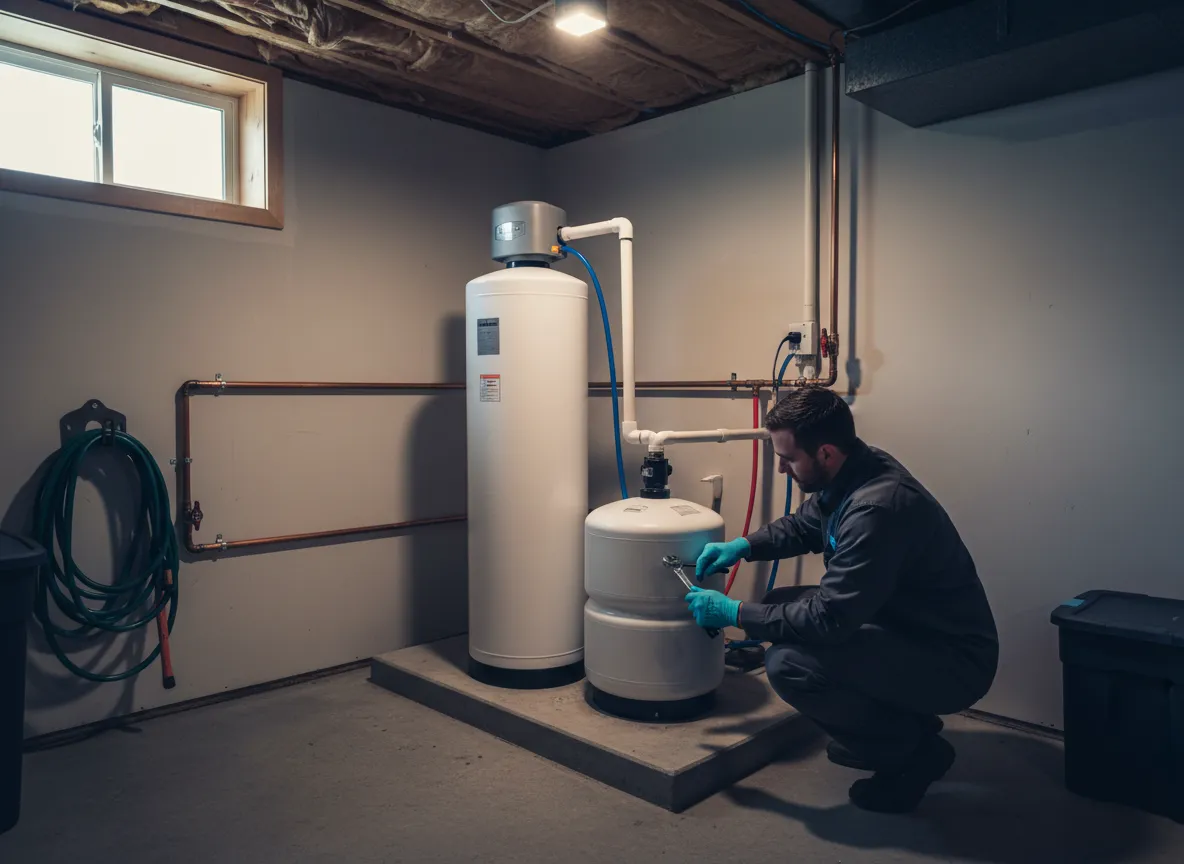 Water softener installation photo 2