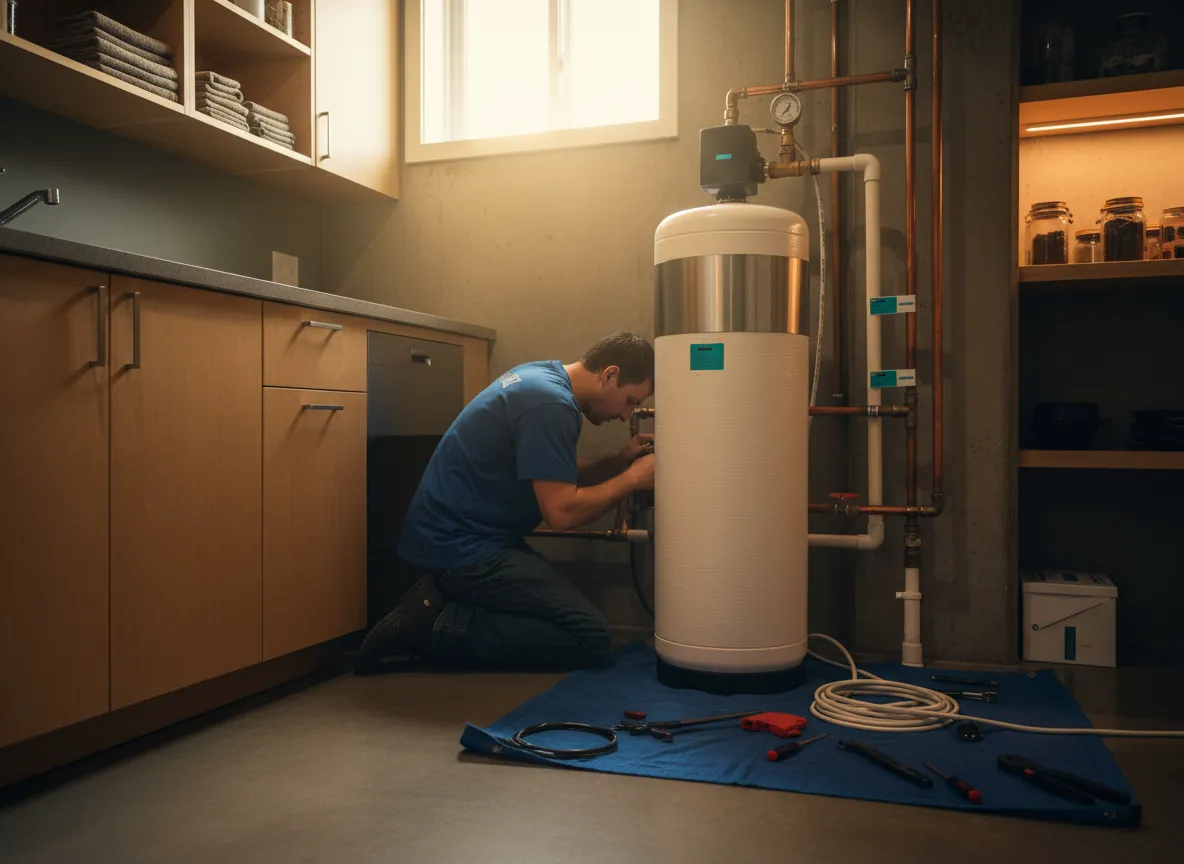 Calgary water softener installation 1