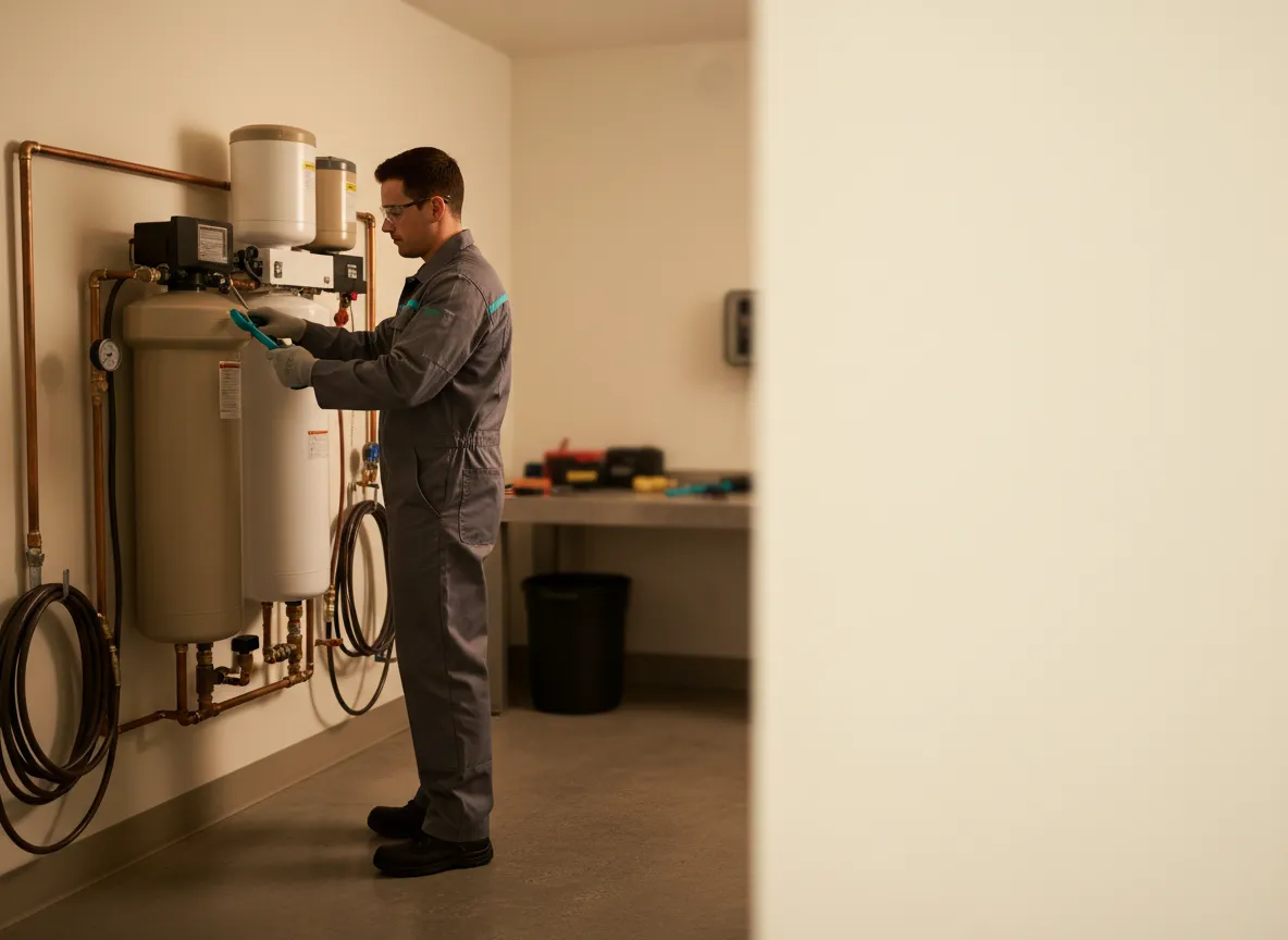 Annual servicing and maintenance for water systems