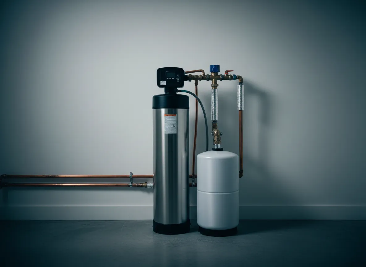 Water Softening System Installed