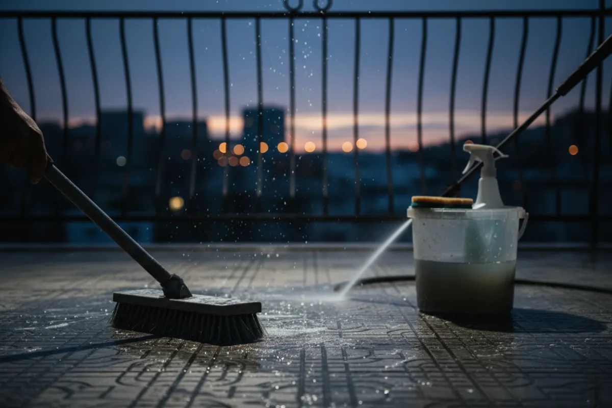  Lavage de revêtement