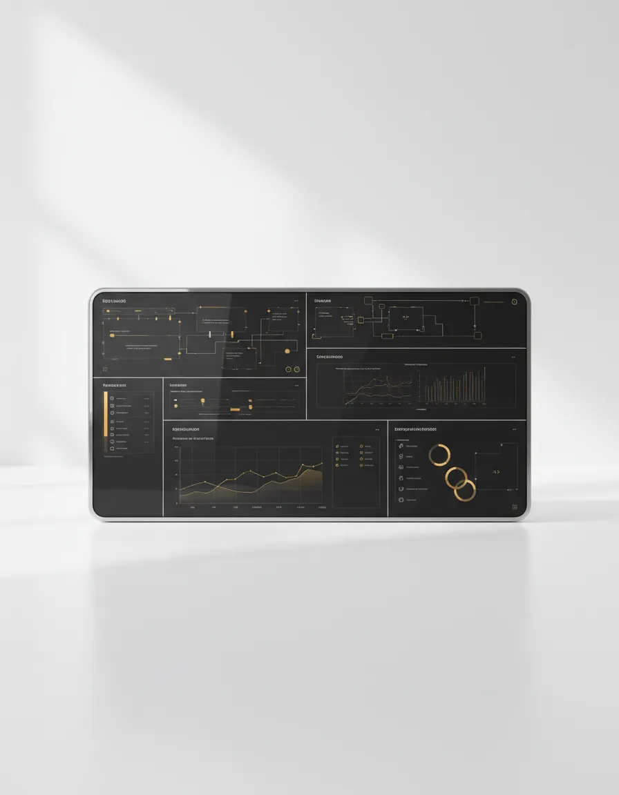 BizFuse360 Role-Based Dashboard showing system architecture and integration flows