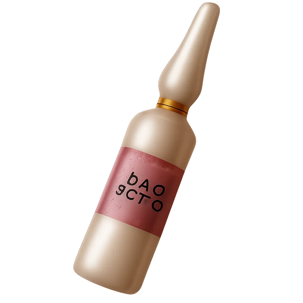 Frasco de tratamiento intensivo bótox capilar de alta cosmética