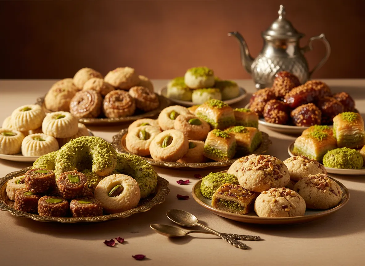 Biscuits, cookies and oriental sweets