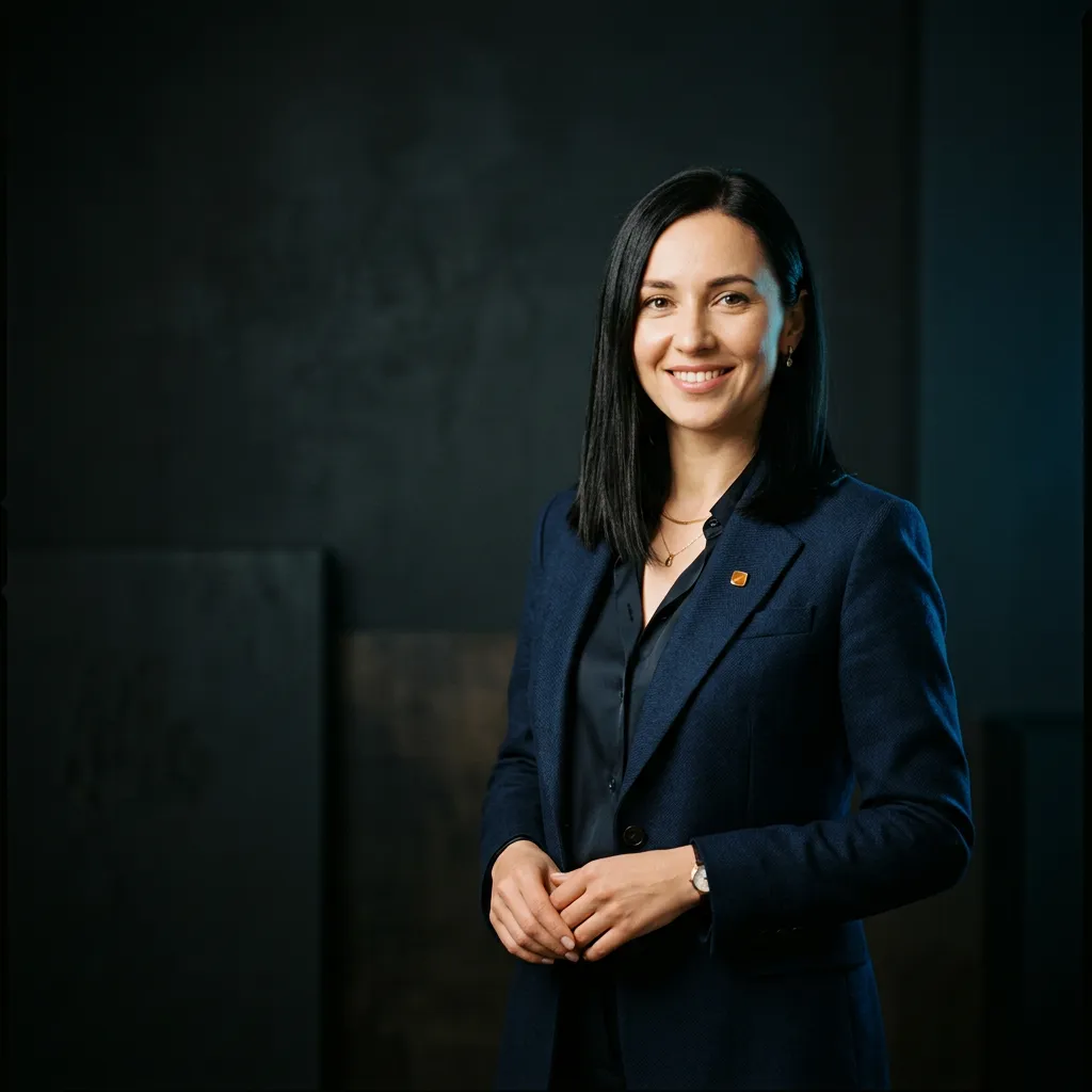 Elena Rostova, SaaS Founder portrait