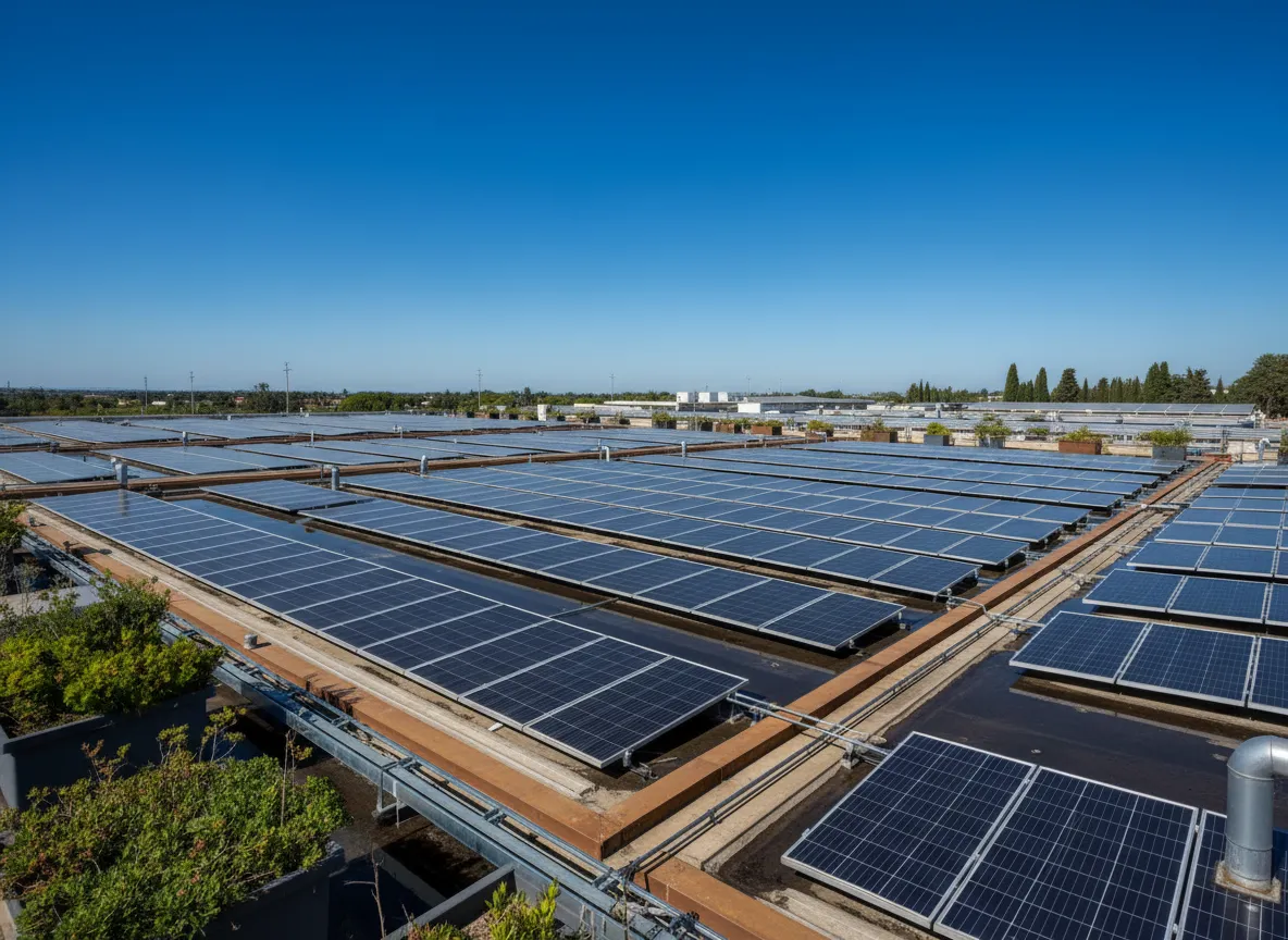 Tetti industriali solari in Sicilia