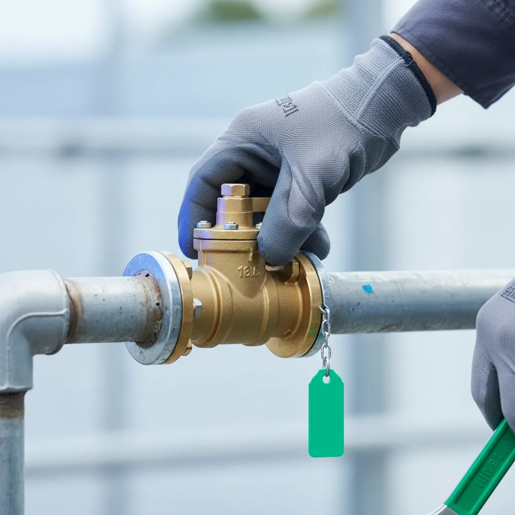 Professional inspection of a backflow prevention device