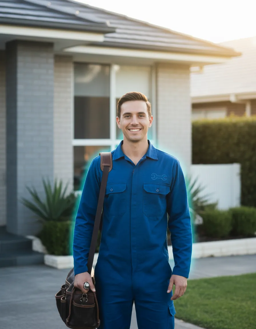 Professional Watermates plumber arriving at a Bentleigh property to clear a blocked drain