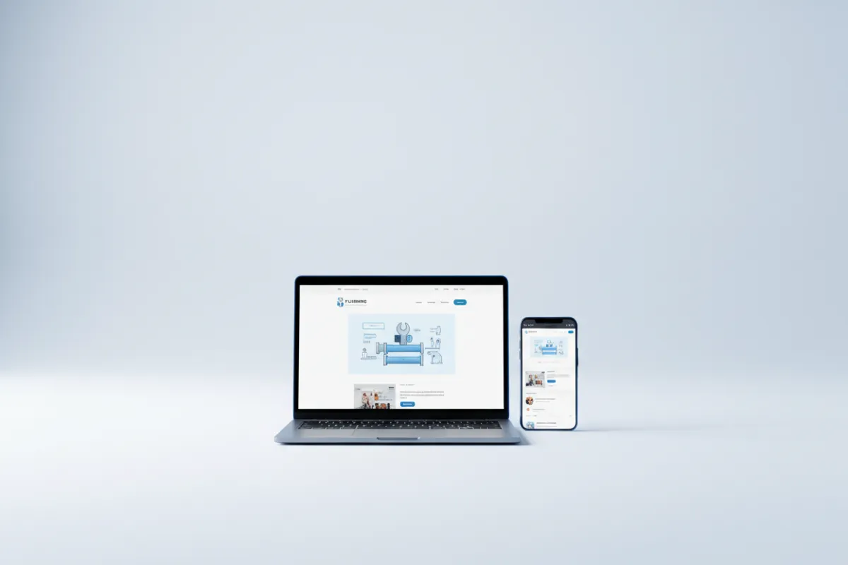 Plumbing website preview