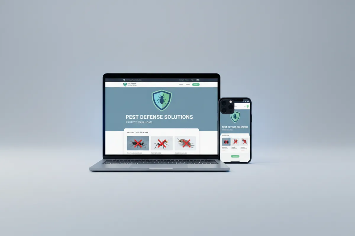 Pest Control website preview