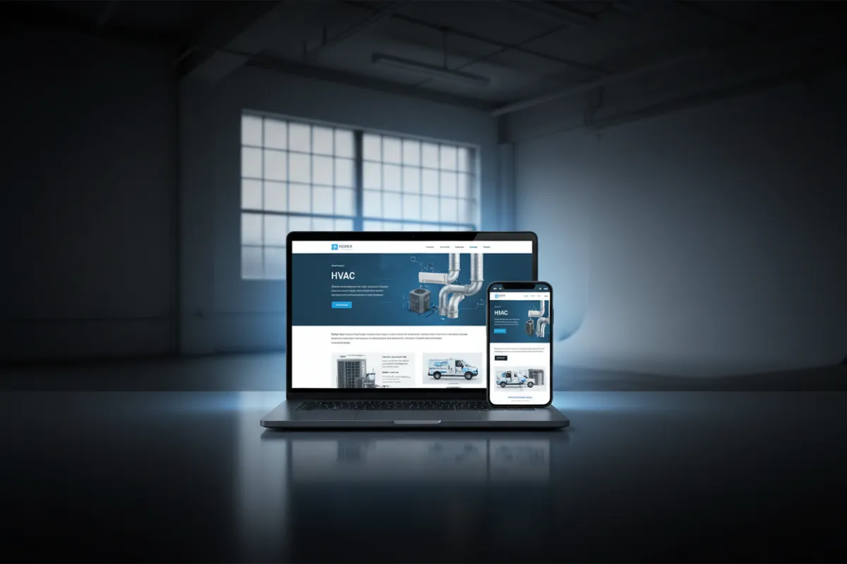 HVAC website preview