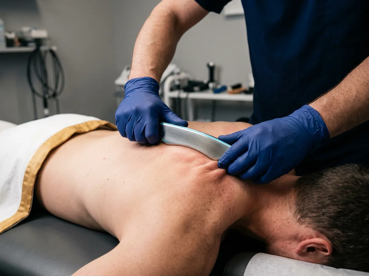 Clinical application of Graston Technique instrument on shoulder muscle tissue