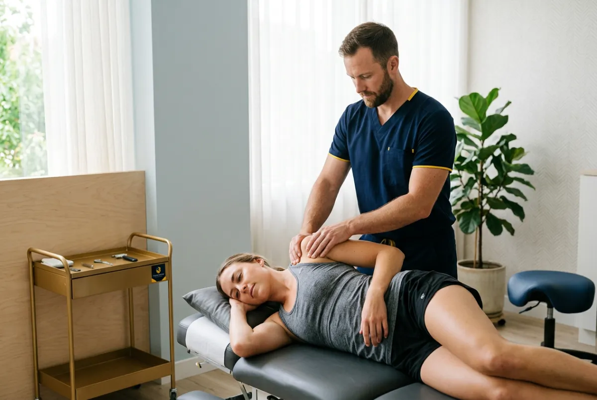 Chiropractic joint mobilization and athletic spinal care