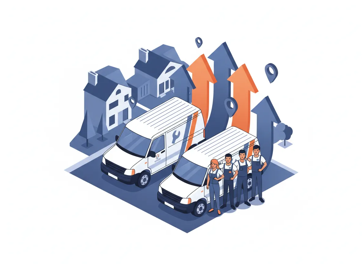 Contractor Business Growth Illustration