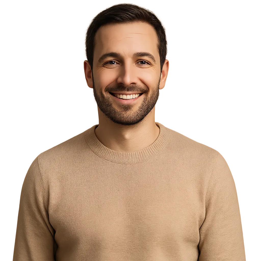 Smiling professional portrait