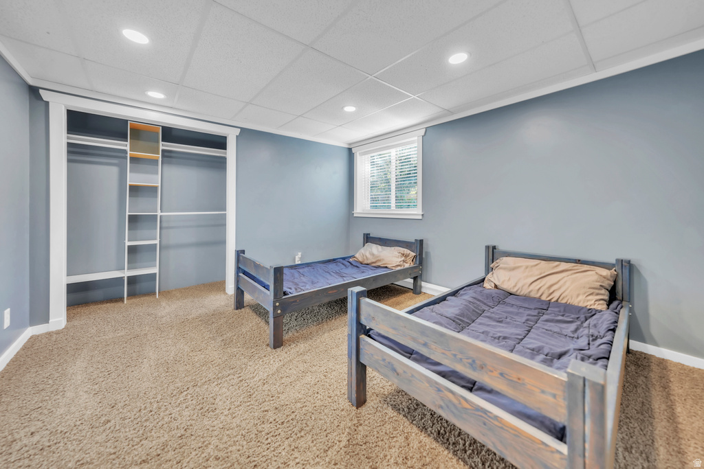 One of the five spacious bedrooms