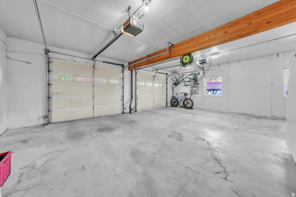 Dedicated fitness space in the lower level
