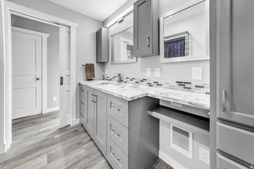 Spacious bedroom in the walk-out basement