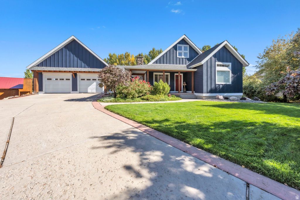 Stunning exterior view of the Wellsville property