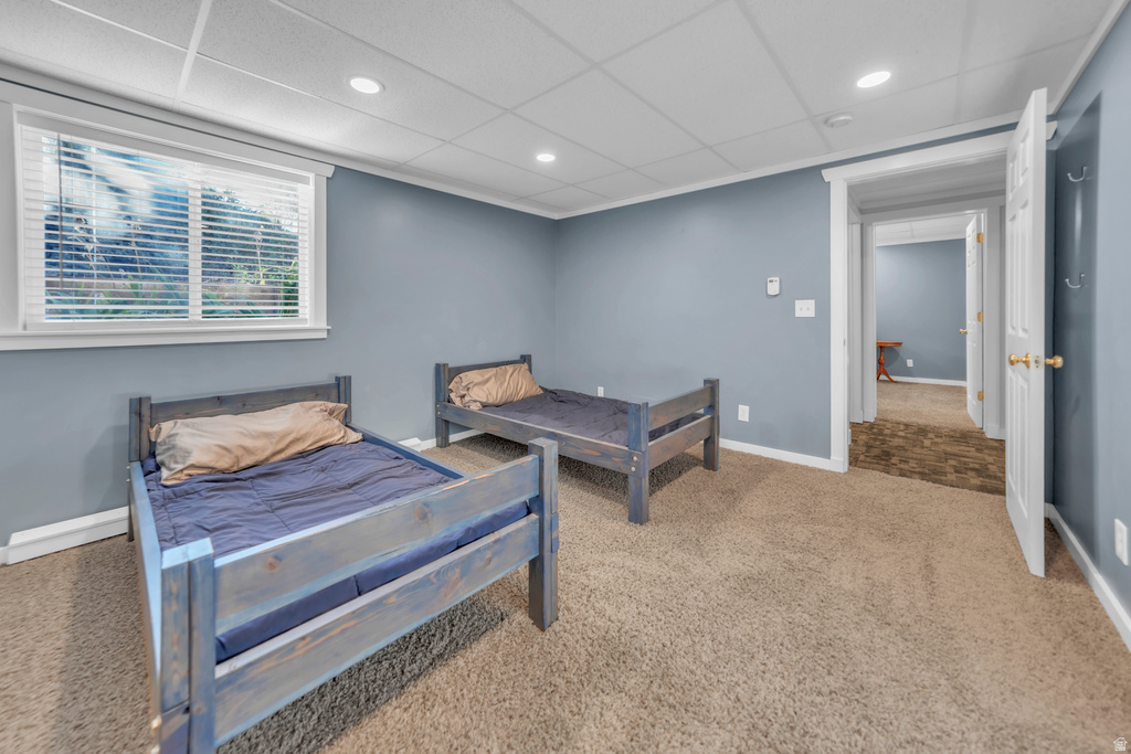 Bright upper level bedroom