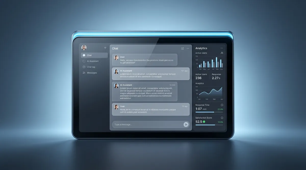 ICE AI Conversational Interface Dashboard UI