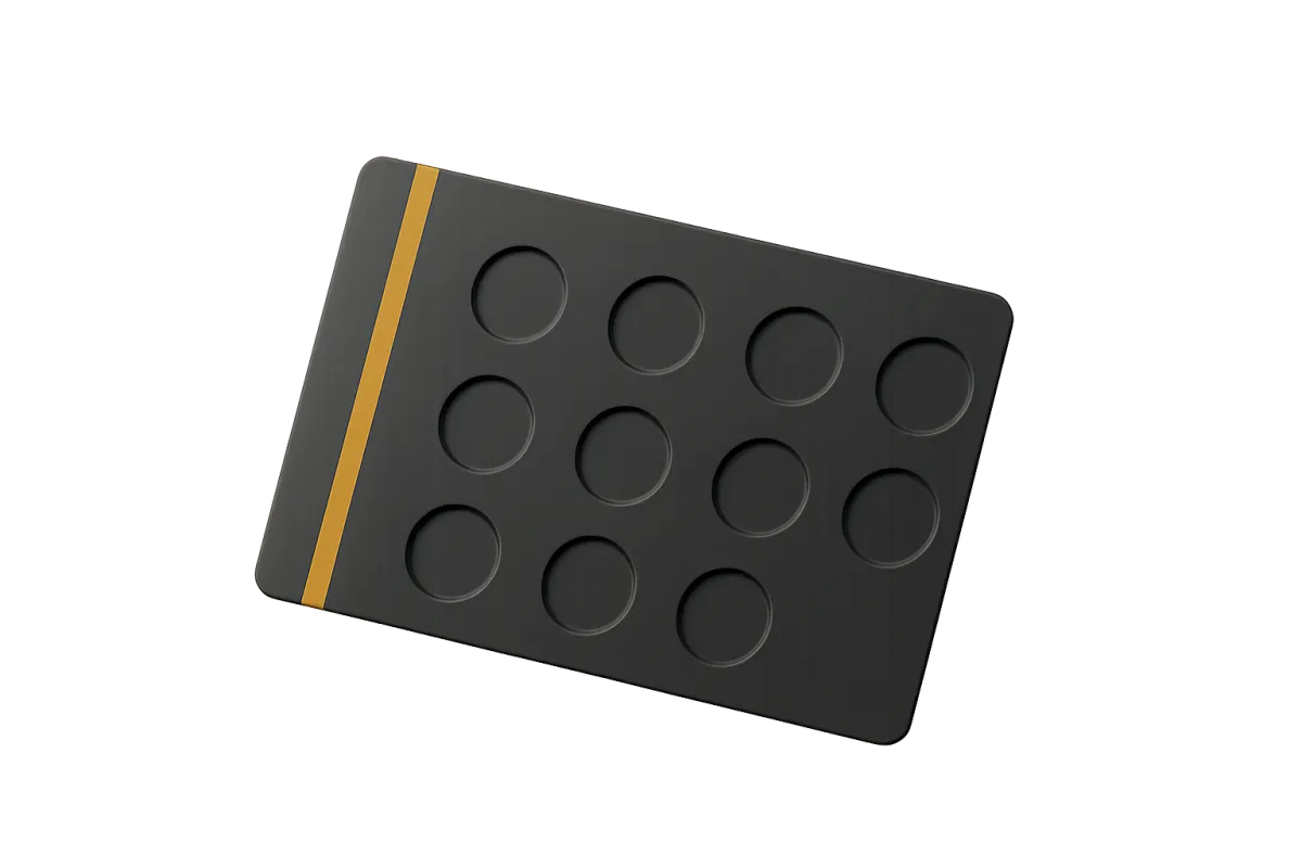 Mockup de tarjeta de Sellos