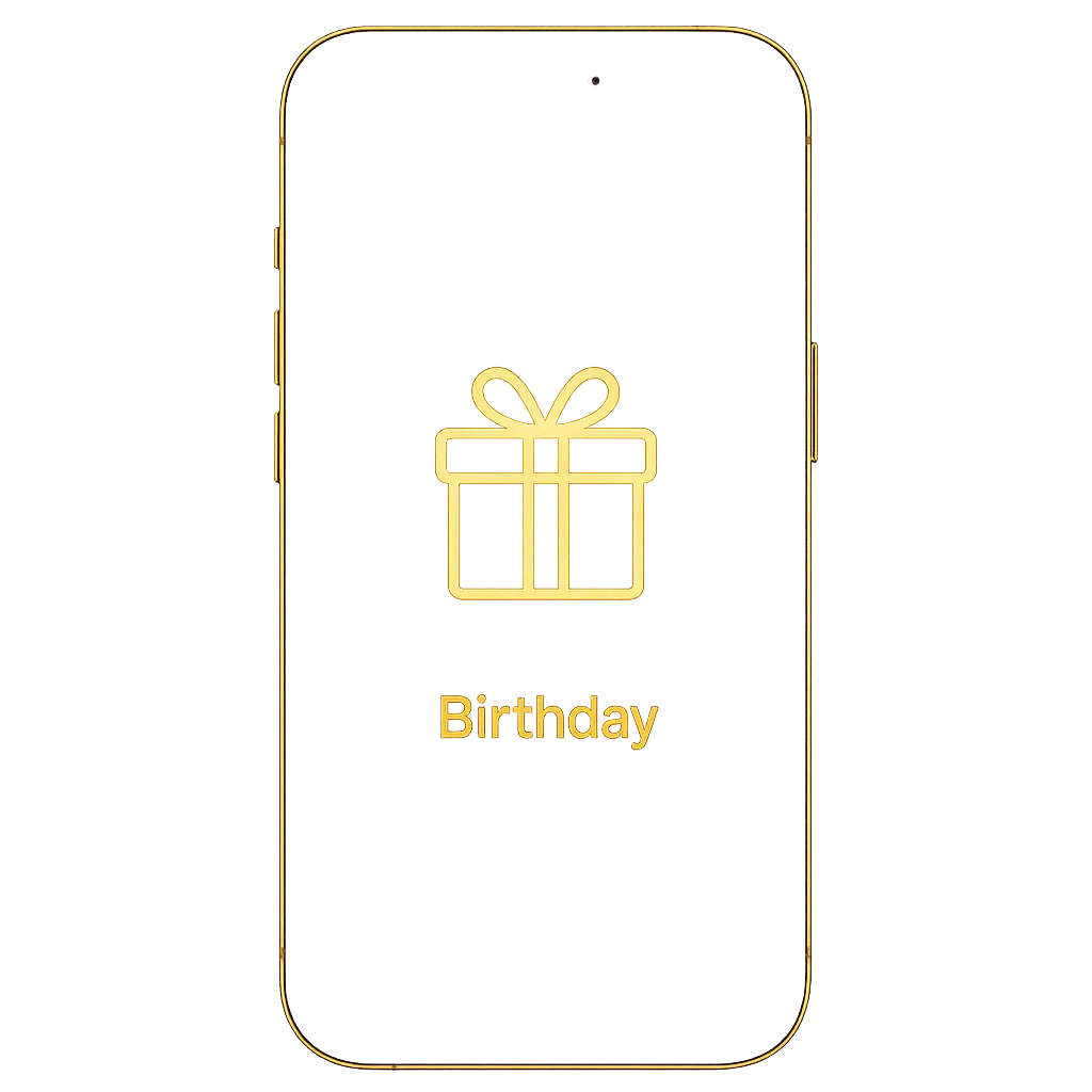 Automated Birthday Campaign Mockup