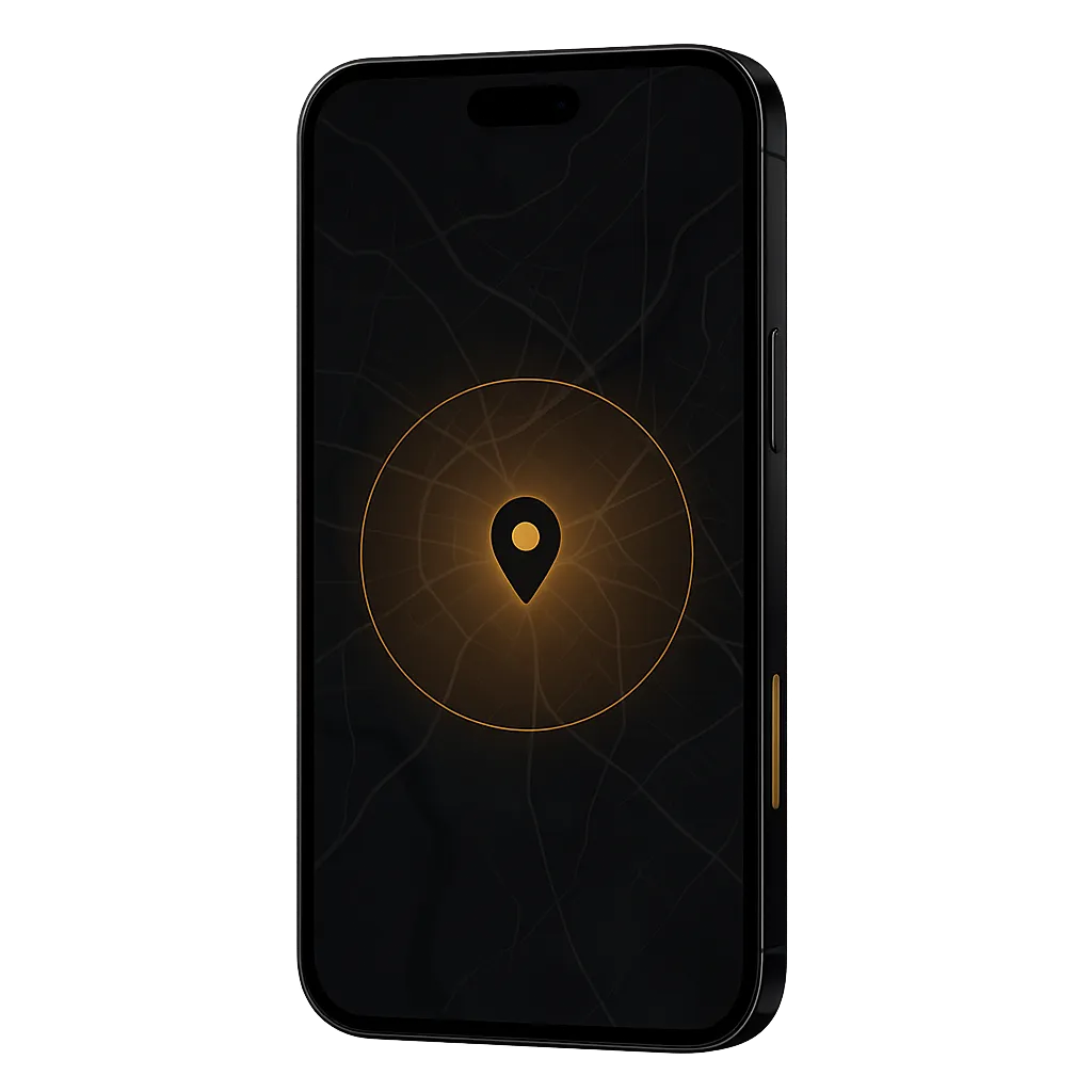 Geo Push Feature Map Mockup