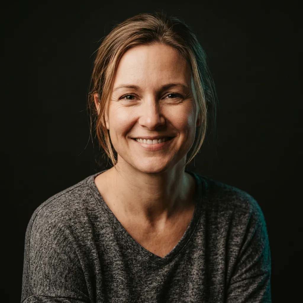 Portrait of client Sarah P.