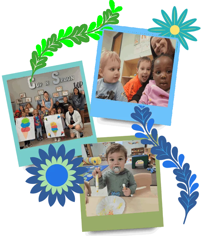 Collage of children in early childhood programs