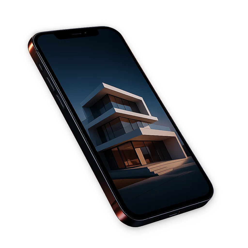 AI generated cinematic property video mockup