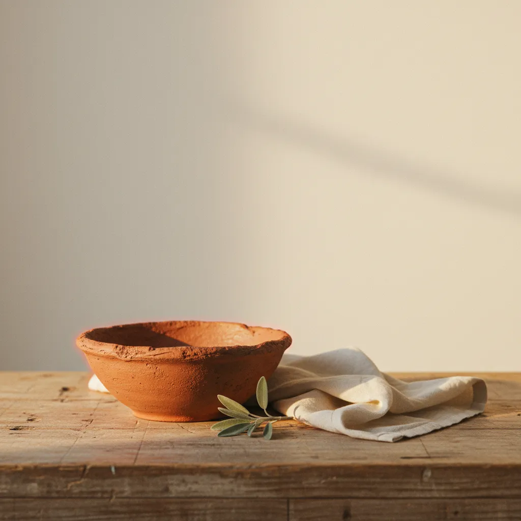 A grounded, warm abstract visual representing care and transition