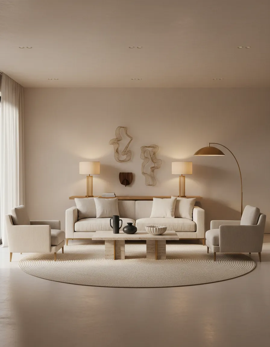 Sophisticated staging and marketing of a luxury property