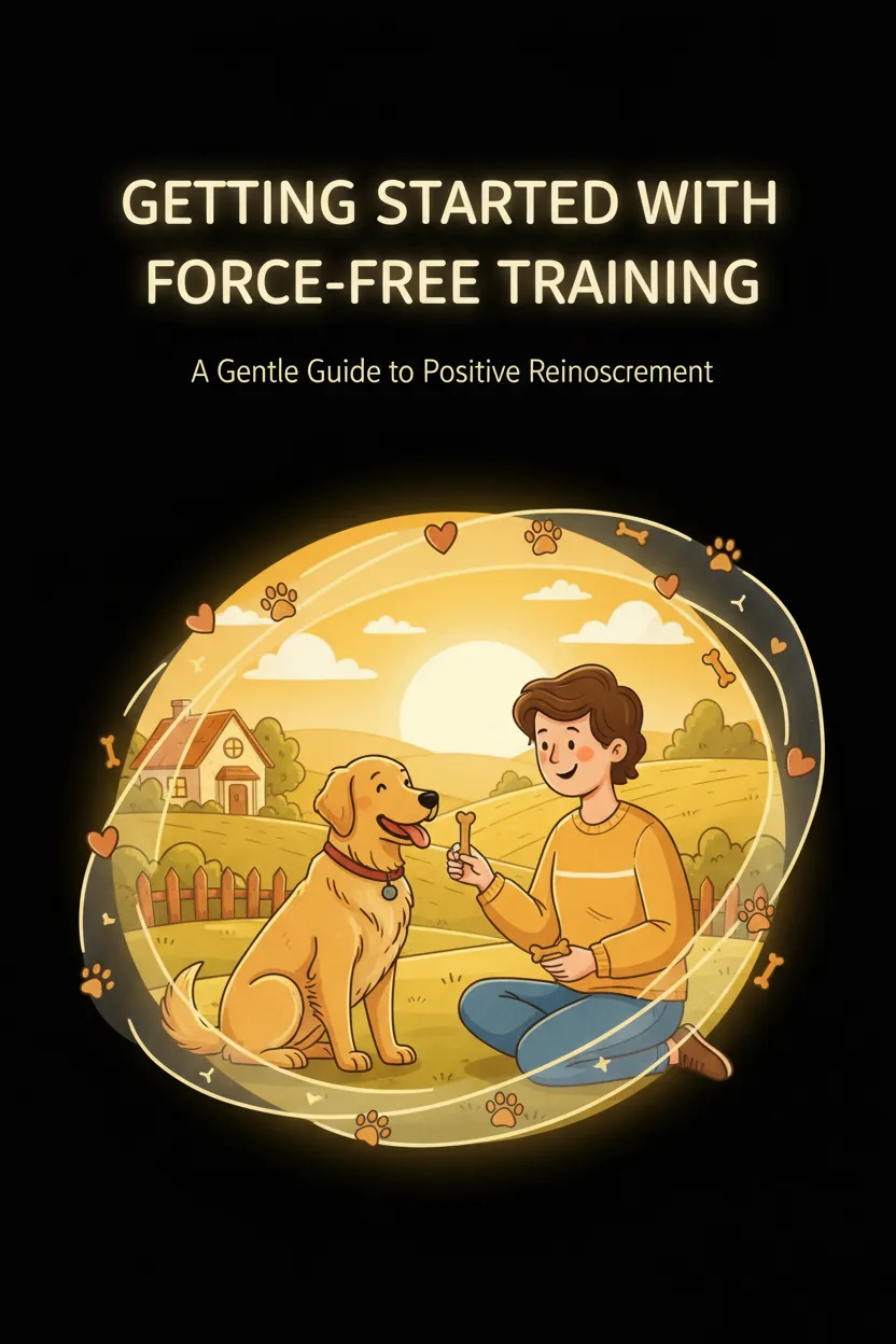 Cover of free dog training eBook