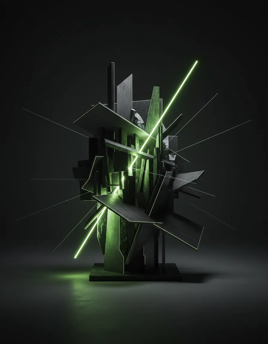 Abstract representation of business frustration and growth plateaus