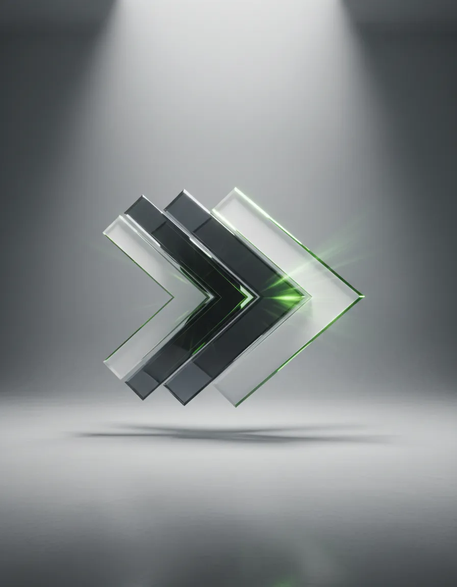 Abstract geometric art representing clarity in marketing