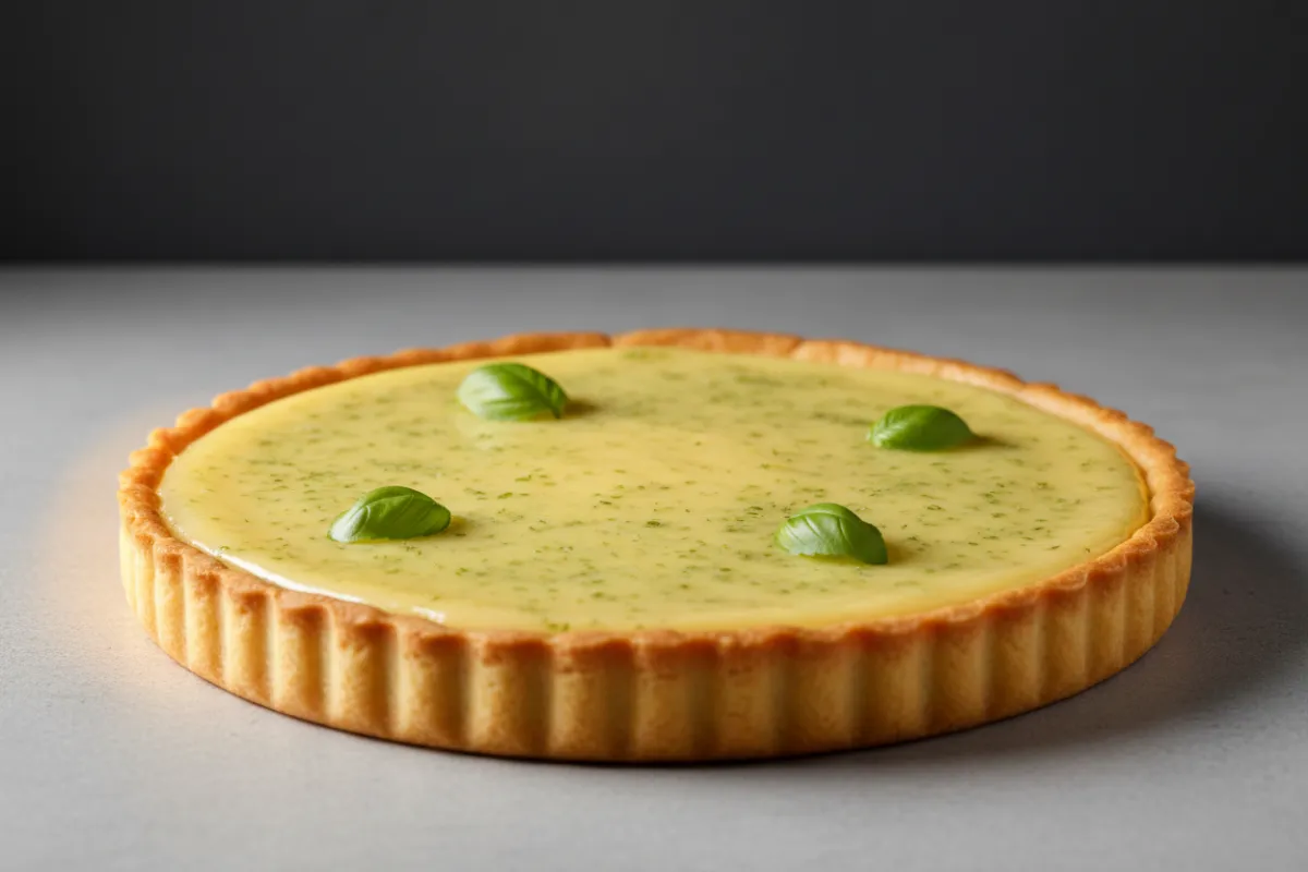 Lemon Basil Tart