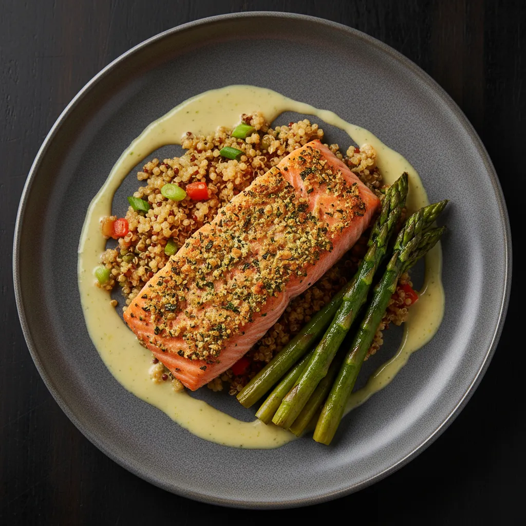 Herb-Crusted Salmon