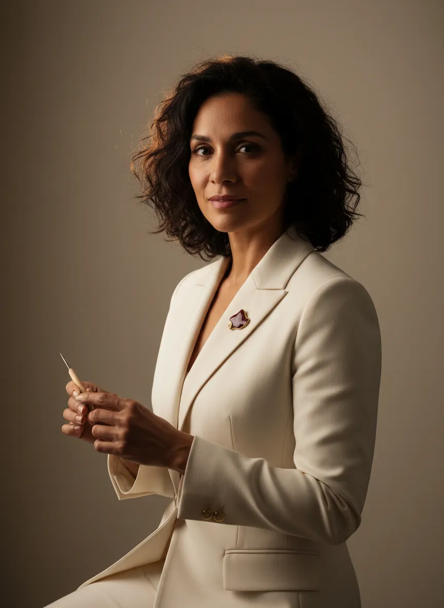 Portrait of Eleanor Vance, Senior Artisan Stylist